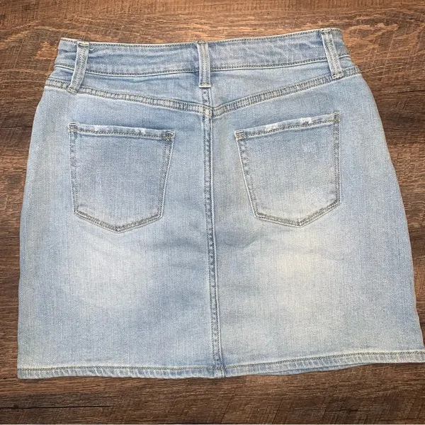 Arizona Jean Company Light Blue Denim Jean Skirt Size 5 - Image 2