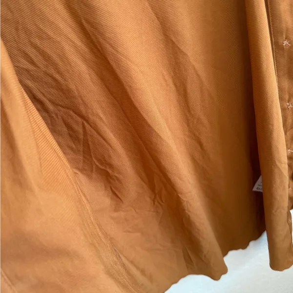 Wilfred Aritzia Slightly Sheer Pose Long Sleeve Button Down Collar Top Blouse S - Image 10