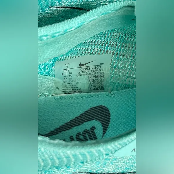 Nike Running shoes Nike Air Zoom Alphafly NEXT% TechnologyZoomX ColorTurquoise - Image 4