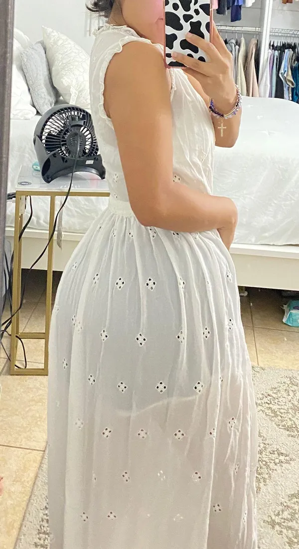 Zara White Dress - Image 2