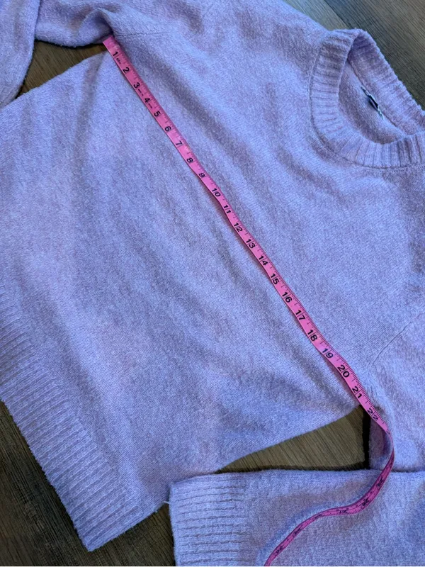 American Eagle Outfitters Lavender Crewneck Sweater - Image 8