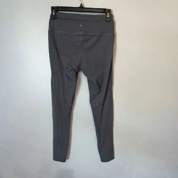 Prana Midrise Full Length Leggings Grey Size Small Activewear Yoga #1100 - Image 4