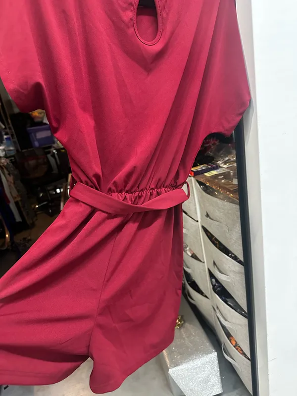 Romper Red Size M - Image 4