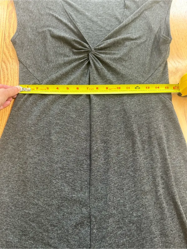 Patagonia Seabrook Bandha Dress Medium Forge‎ Grey Heather Knit Capsleeve 58731 - Image 9