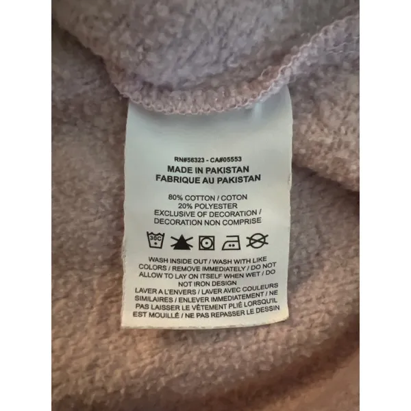 Nike Pink Quarter-Zip Sweatshirt Embroidered Logo - Image 5