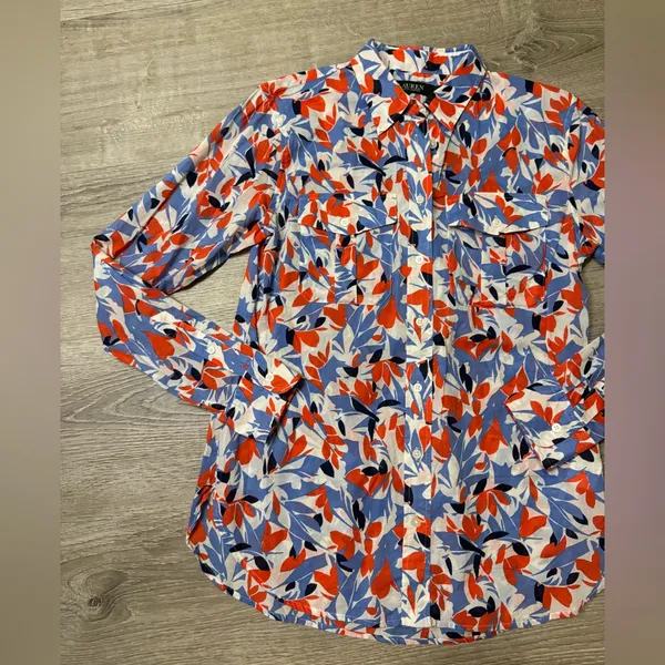 •LAUREN RALPH LAUREN• BUTTON UP - Image 3