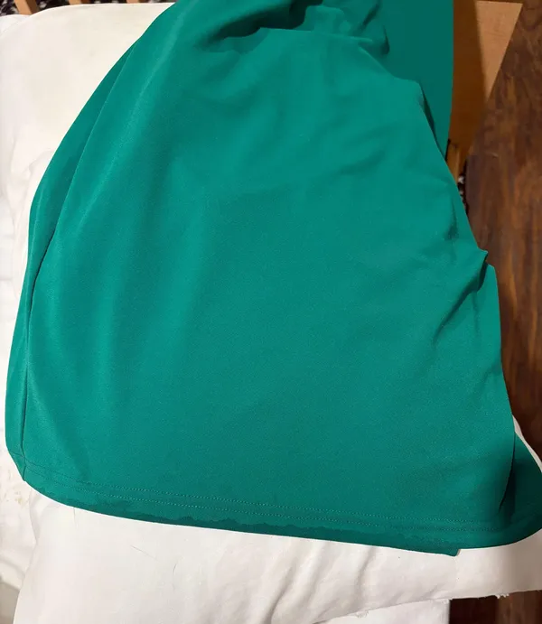 Meshki Strapless Green Dress - Image 5