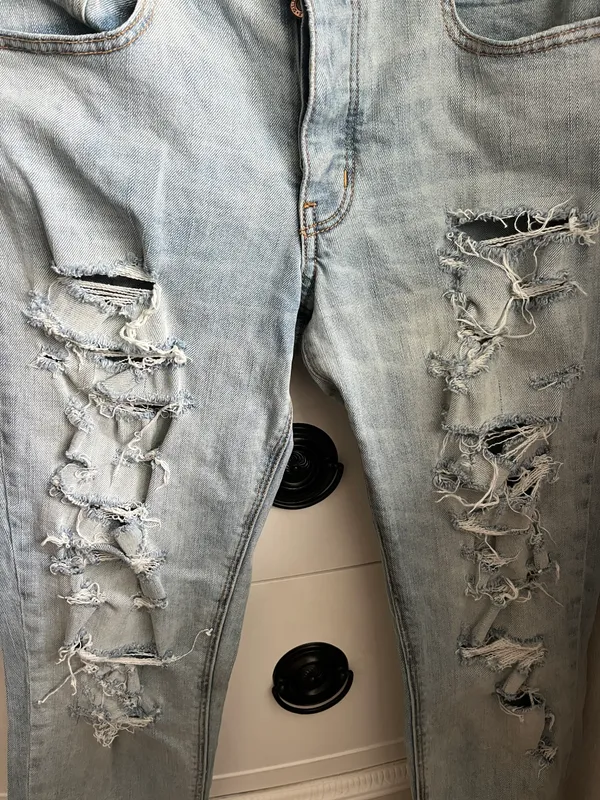 American Eagle Outfitters Capri Ripped Jeans - Image 2