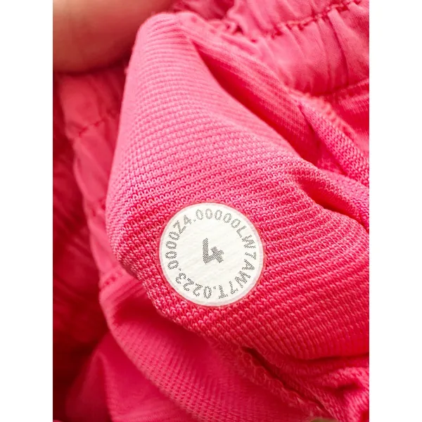 Lululemon Hotty Hot High Rise Lined Shorts Women's Hot Pink Size 4 - Image 4