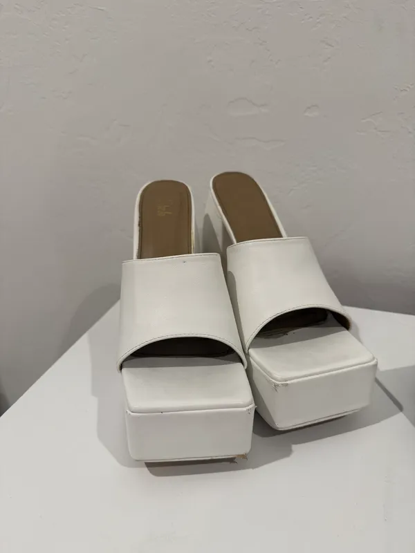 Shein White Heels - Image 3