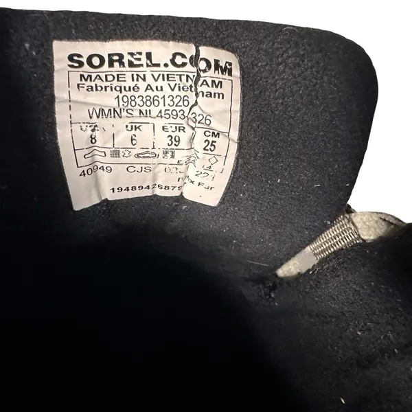Sorel Kinetic Rnegd Sport Boots High Top Sneaker Booties Alpine Tundra - Image 8
