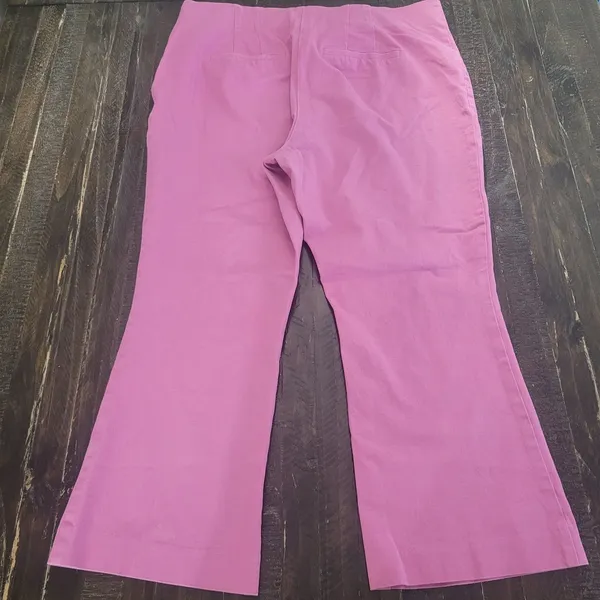 A New Day Kick Flare Pants – Pink High Rise Elastic Waist Women’s Size 14 - Image 2