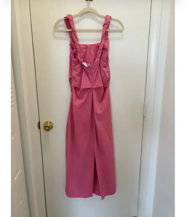 ZARA Hot Pink Maxi Dress - Image 4