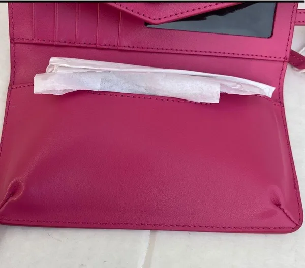 Versus by Versace Pink Leather Wallet Bag w/Medusa - Image 10