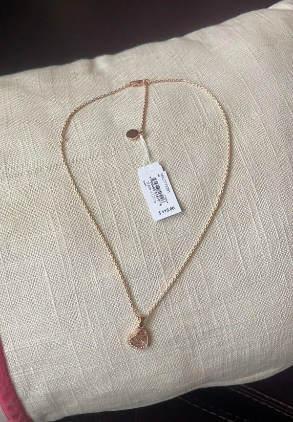 Michael Kors Love 925 Sterling Rose gold Women's Necklace - Image 5