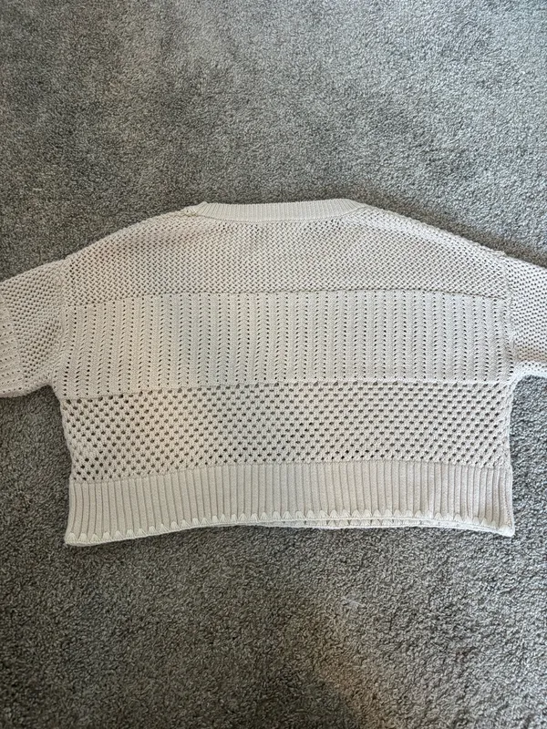 Beige Knit Sweater Tan - Image 3