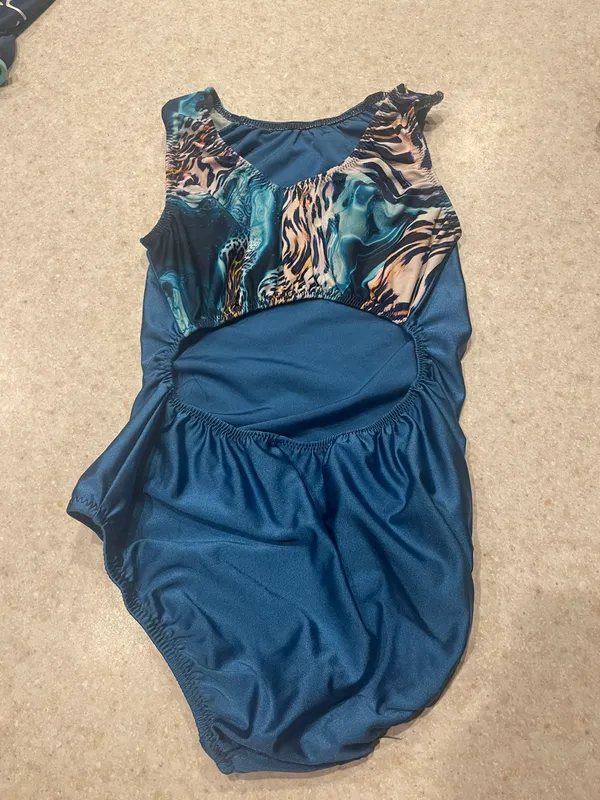 blue gymnastics leotard - Image 2