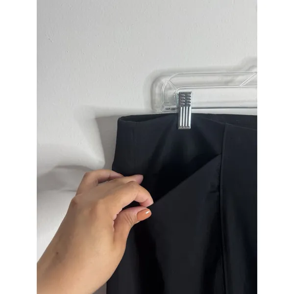 Old Navy High Rise Pixie Wide Leg Black XL Casual Minimalist Stretch Workwear - Image 6