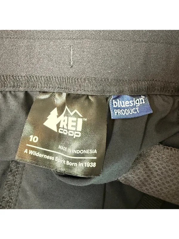 REI Co-Op Sahara Bermuda Shorts Womens 10 Black Hiking Outdoor Gorpcore Travel - Image 4