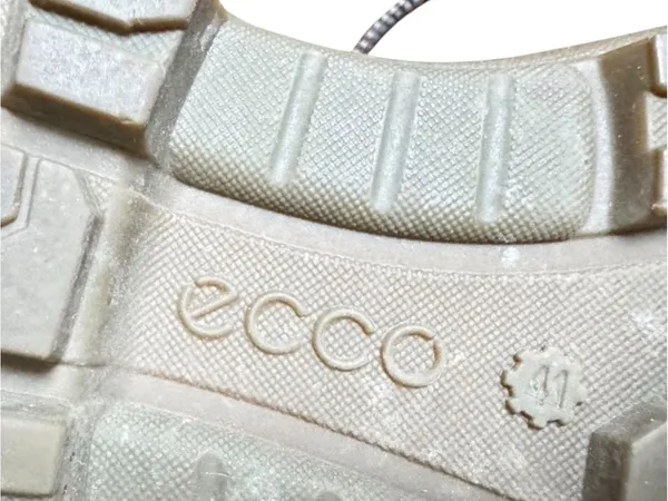 ECCO Gore-Tex Waterproof Hiking Boots Gray Leather Ankle Trail Shoes 41 US 10 - Image 10