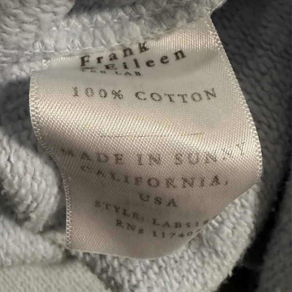 Frank & Eileen $228 Effie Baby Blue Funnel Neck‎ Capelet Triple Fleece Sweater - Image 4