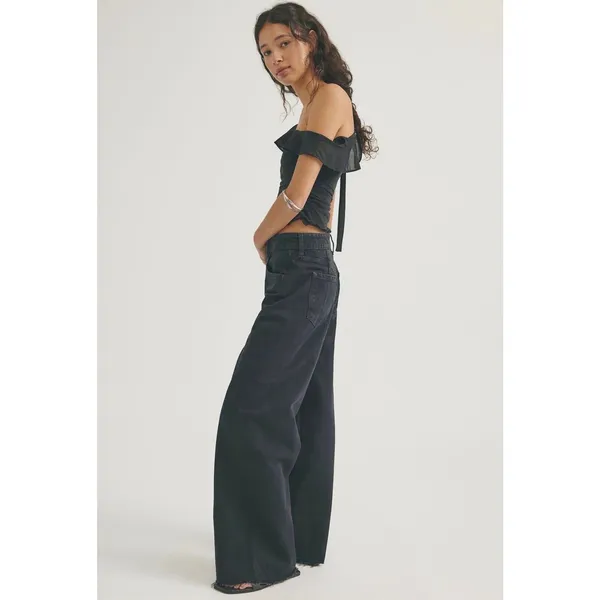 NEW Free People We The Free Doppelganger Alter Ego Wide-Leg Twisted Jeans 26 - Image 2