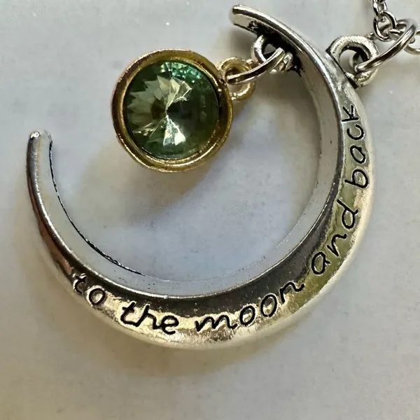 Moon charm pendant necklace - Image 2