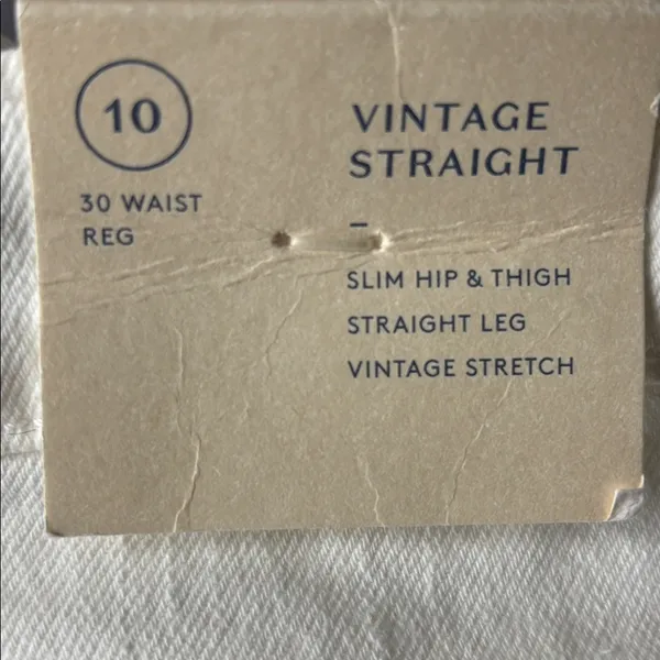 Universal Thread Women's Off-White Straight Leg Jeans - Image 11