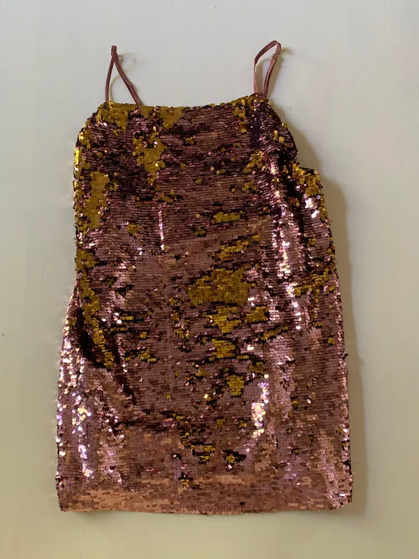 For Love And Lemons Sequin Changing Mini Dress - Image 4