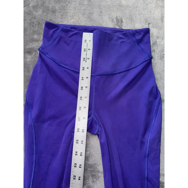 LULULEMON Wunder Under Purple Leggings Yoga‎ Athletic Pants Ankle Size 4 - Image 7