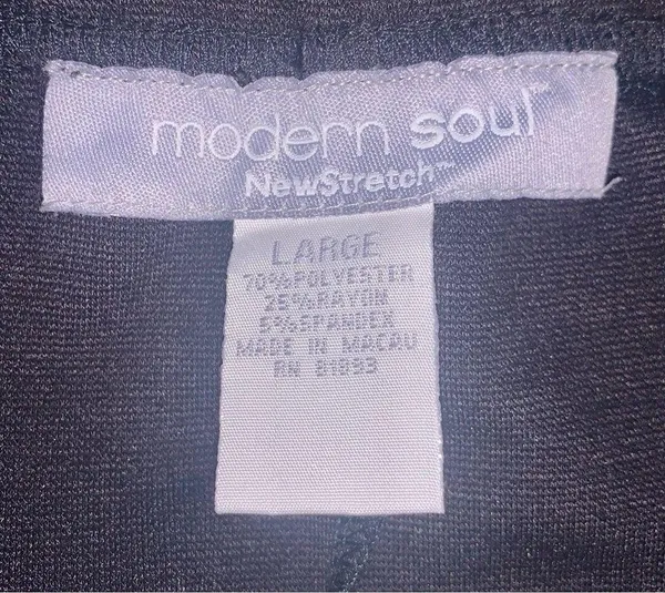 Modern Soul New Stretch Black Elastic Waist Maxi Skirt - Image 7