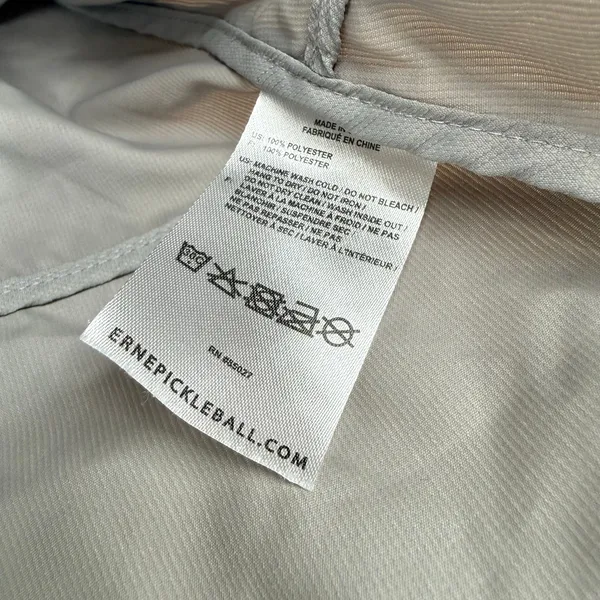 Erne Size Small The Highland Windbreaker Zinc Light Gray‎ Jacket Pickleball - Image 8