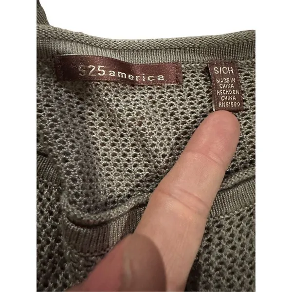 525 America black & light brown‎ knit sweater sz small - Image 3