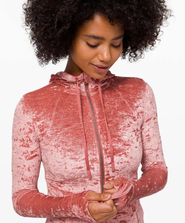 Lululemon Hooded Define Jacket *Crushed Velvet Soft Cranberry 8 - Image 10