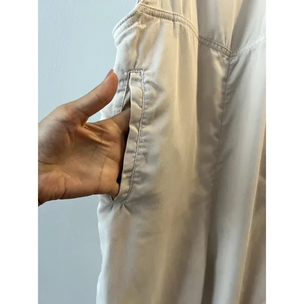 Aritzia Babaton Tie strap Calipso jumpsuit Cream Size S - Image 8