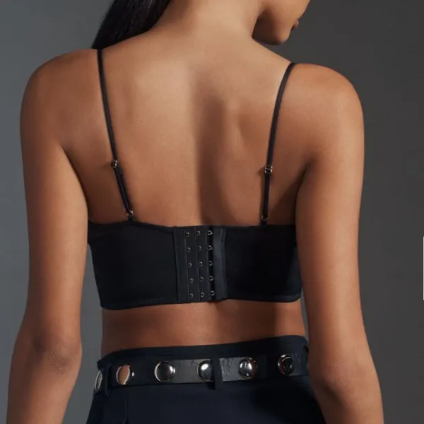 By Anthropologie Sequin Star Bralette W1366 Sz Medium - Image 3