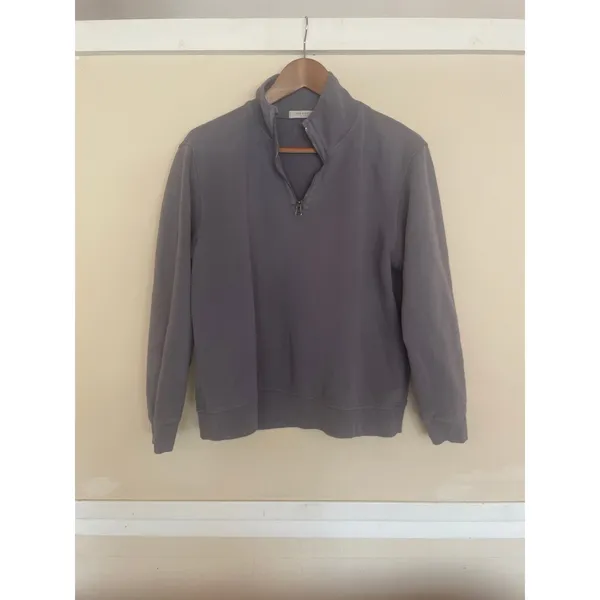 MODODOC 1/2 Zip Sweatshirt GORGEOUS COLOR Size Medium M French Terry MINIMALIST - Image 3