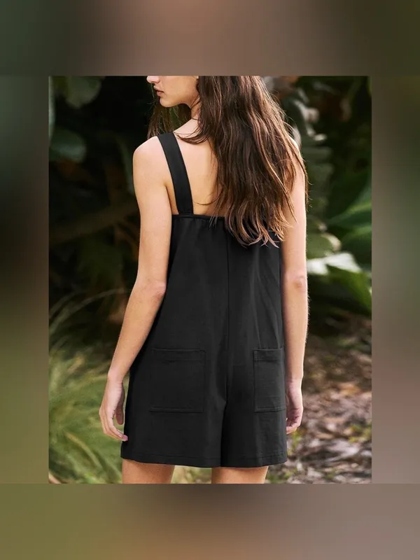 NWT Free People FP Beach Nichola Romper - black - XS - Image 4
