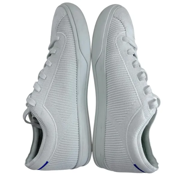 Rothy’s The Lace Up Sneaker Bright White - Image 5