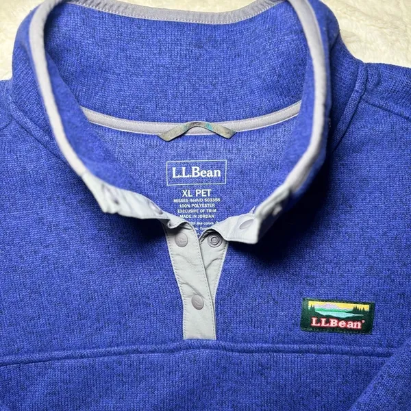 L.L. Bean Women’s Pullover in Vibrant Blue - Image 2