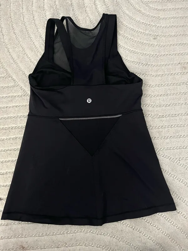 Vintage Lululemon Tank Top Black - Image 2