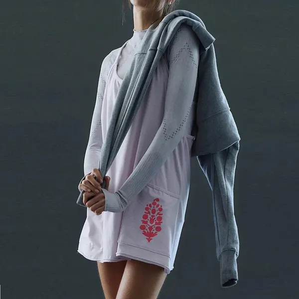 NWOT Free People Movement Hot Shot Logo Mini Dress - Image 5