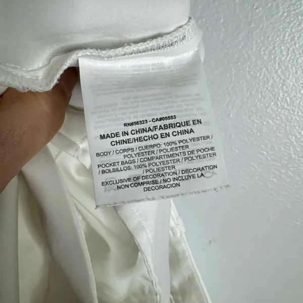 Nike Dri Fit Size 4 White Golf Shorts‎ CP0591 - Image 4