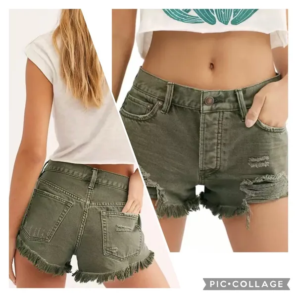 Free People Denim Shorts - Image 2