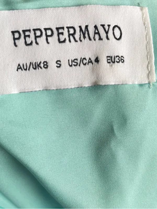 Peppermayo Darcy Maxi Dress in Turquoise Floral US 4 - Image 2