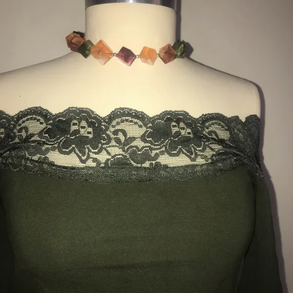 L.A. Hearts off the shoulders crop top T2 - Image 2