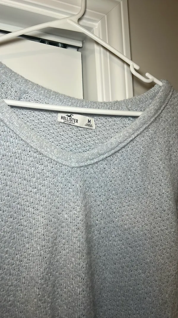 Light Blue Sweater Hollister - Image 2