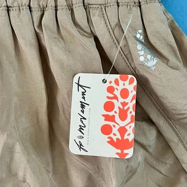 NWT‎ Free People Movement The Way Home Clay Tan High Rise Shorts - Image 7
