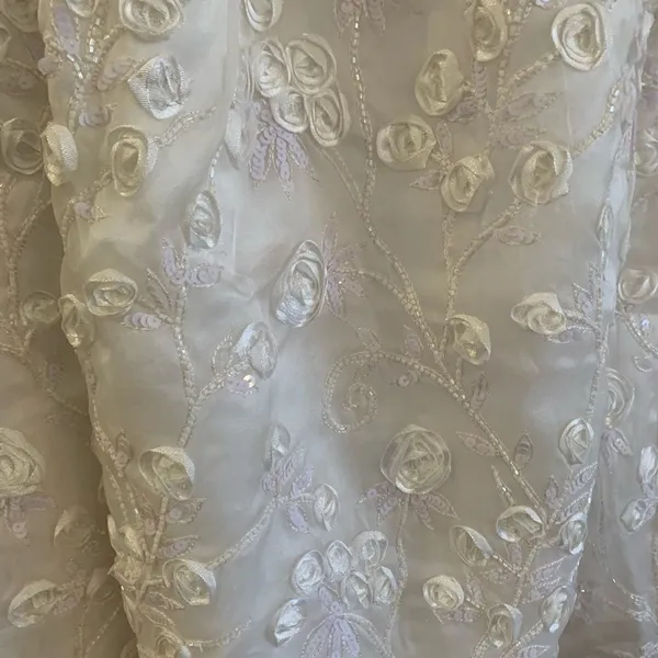 Custom Vintage Inspired Wedding Dress - Image 4