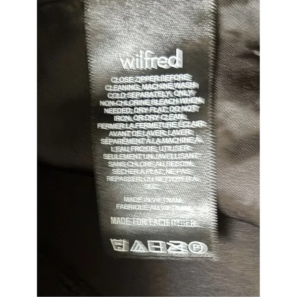 Aritzia Wilfred The Melina Pant Black Vegan Leather Pants Size 4 High Waisted - Image 12